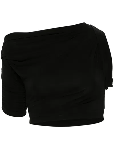 JACQUEMUS LE HAUT DRAPEADO CROPPED TOP - WOMEN'S - POLYESTER/VISCOSE