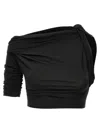 Jacquemus Women Le Haut Drapeado In Black