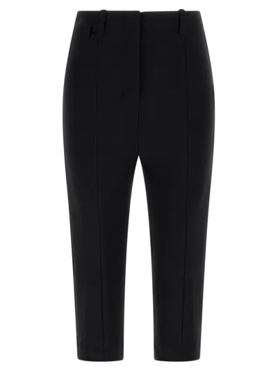 JACQUEMUS BLACK LE PANTALON CAPRI PANTS