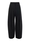 Jacquemus Le Pantalon Paseo Tech Wide Pants In Black
