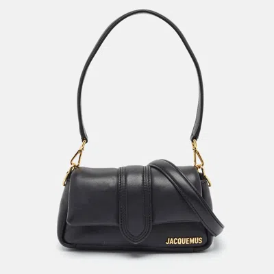 Pre-owned Jacquemus Black Le Petit Bambimou Padded Leather Bag