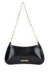 Jacquemus Ex 24hbaw00404ac18a01 Le Petit Bisou Chaine Shoulder Bags Black In Black