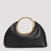 Jacquemus Small Calino Leather Top Handle Bag In Black