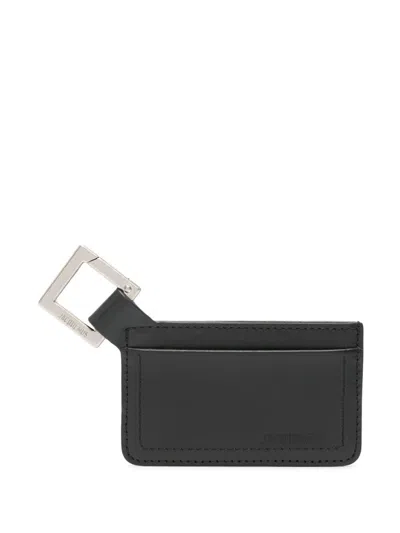 Jacquemus Black Le Porte-cartes Cuerda Leather Card Holder
