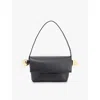 Jacquemus Womens Black Le Rond Carre Leather Top-handle Bag In Black