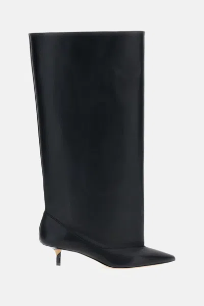 Jacquemus Black Leather Boots