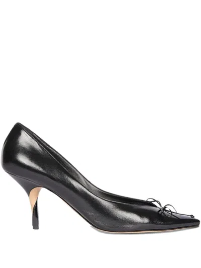 Jacquemus Black Leather Heels