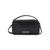 Jacquemus Rectangular Top Handle Shoulder Bag In Black