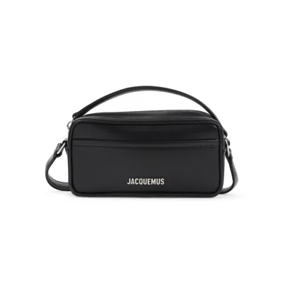 Jacquemus Black Leather Le Baneto Shoulder Bag