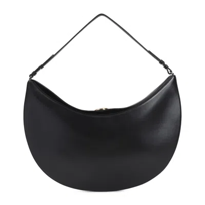 Jacquemus Black Leather Le Calisso Rond Handbag
