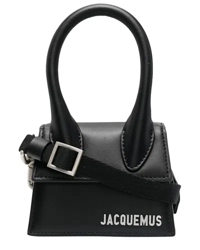 Jacquemus Black Leather Le Chiquito Homme Bag