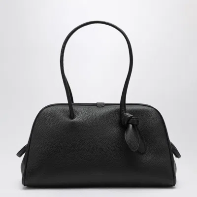 JACQUEMUS JACQUEMUS BLACK LEATHER TURISMO BAG WOMEN