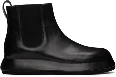 Jacquemus Black 'les Bottes Bricciola' Chelsea Boots In 990 Black