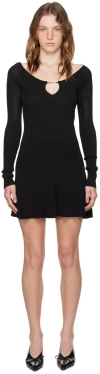 Jacquemus Viscose Dress In Black