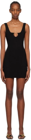 Jacquemus Viscose Dress In 990 Black