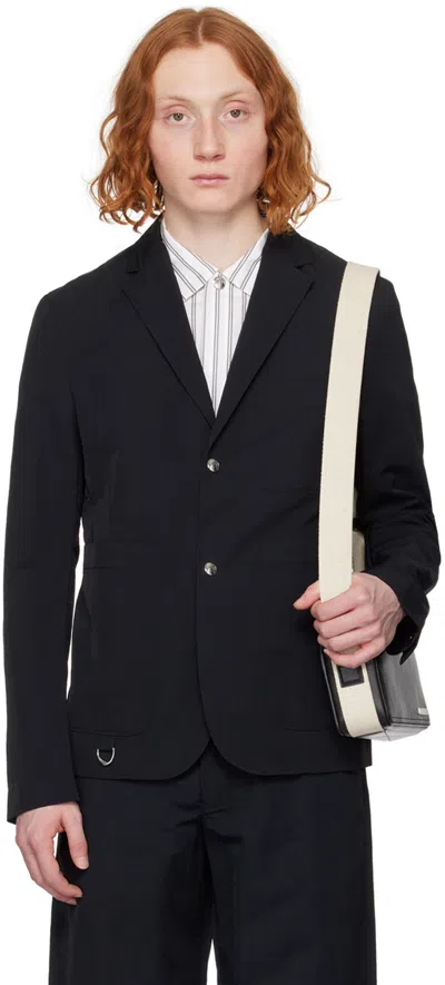 Jacquemus La Veste Jean Blazer In Black