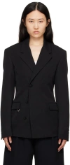 Jacquemus Black Les Classiques 'la Veste Melo' Blazer In 990 Black