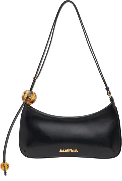 Jacquemus Black Les Classiques 'le Bisou Perle' Bag In 990 Black