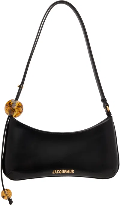 Jacquemus Black Les Classiques 'le Bisou Perle' Bag In 990 Black