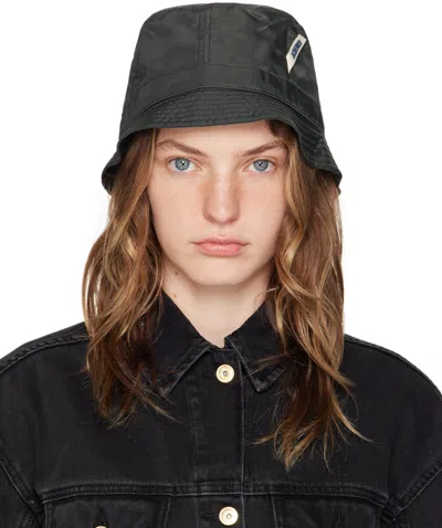 Jacquemus Black Les Classiques 'le Bob Ovalie' Bucket Hat In 990 Black