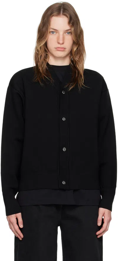 Jacquemus Black Les Classiques 'le Cardigan Boutonné' Cardigan In 990 Black