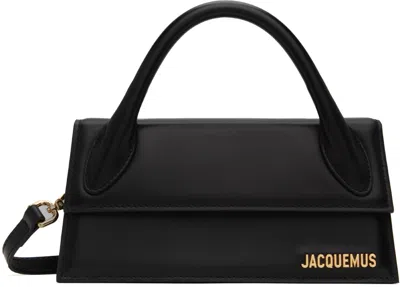 Jacquemus Black Les Classiques 'le Chiquito Long' Bag In 990 Black