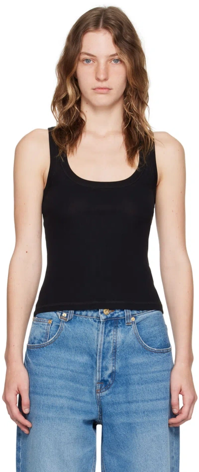 JACQUEMUS BLACK LES CLASSIQUES 'LE DÉBARDEUR GROS GRAIN' TANK TOP