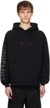 JACQUEMUS BLACK LES CLASSIQUES 'LE HOODIE TYPO' HOODIE