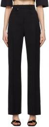 Jacquemus Le Pantalon Sauge Trosers In 990 Black