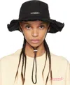 Jacquemus Le Bob Artichaut Hat In 990 Black