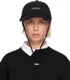 Jacquemus Black Les Classiques 'the Artichaut' Cap In Black