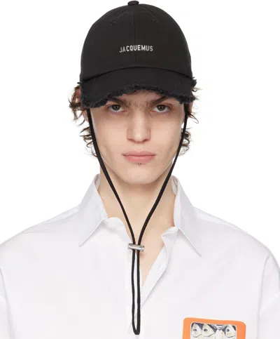 Jacquemus Black Les Classiques 'the Artichaut' Cap In 990 Black