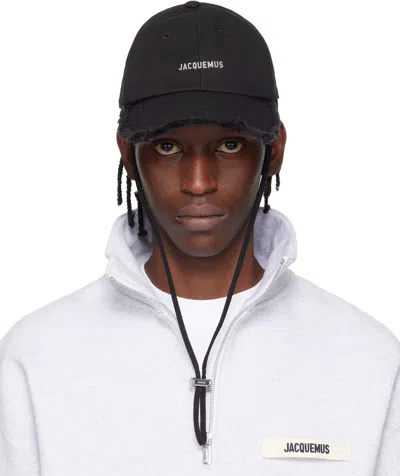 Jacquemus Black Les Classiques 'the Artichaut' Denim Cap