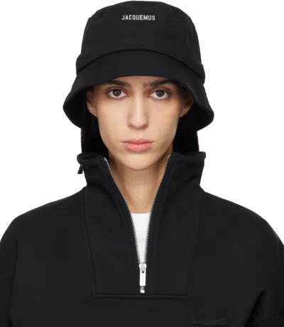 Jacquemus Black Les Classiques 'the Gadjo' Bucket Hat