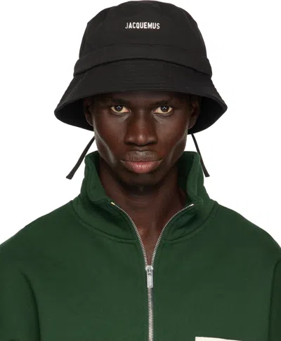 Jacquemus Black Les Classiques 'the Gadjo' Bucket Hat In 990 Black