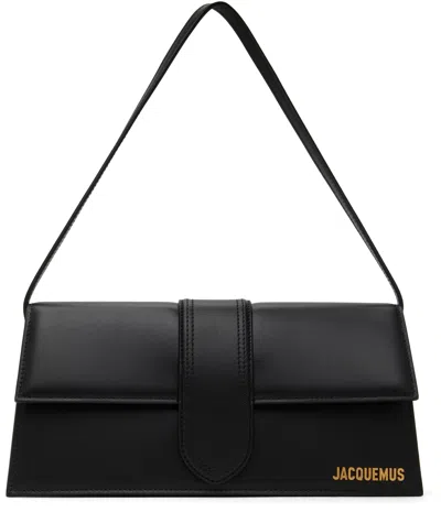 Jacquemus Black Les Classiques 'the Long Bambino' Bag In 990 Black