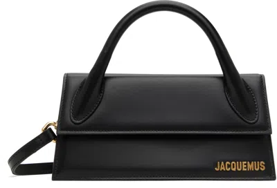 Jacquemus Black Les Classiques 'the Long Chiquito' Bag In 990 Black