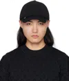 Jacquemus Black Les Sculptures 'la Casquette Belo' Cap In 990 Black