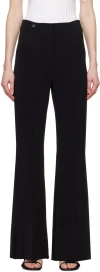 Jacquemus Flared Trousers In 990 Black