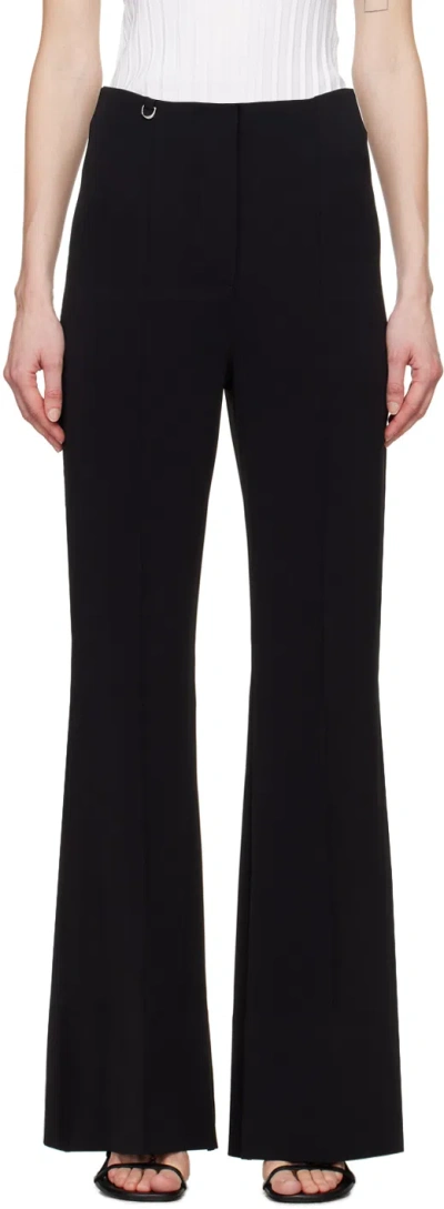JACQUEMUS BLACK LES SCULPTURES 'LE PANTALON APOLLO' TROUSERS
