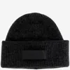 Jacquemus Men Black Round Crown Turn-up Brim Logo Patch To The Front In Black