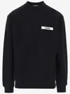 Jacquemus Le Sweatshirt Gros Grain In Black