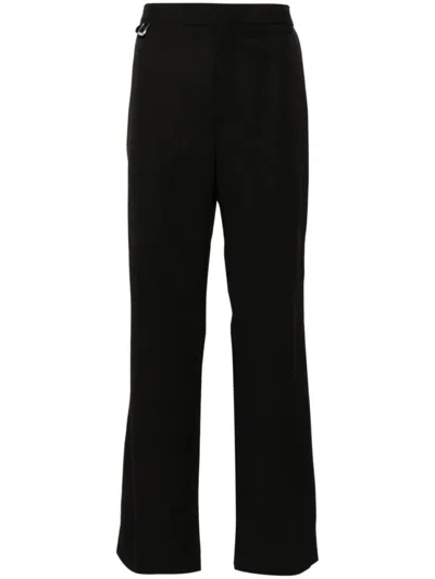 JACQUEMUS BLACK MID-RISE PANT