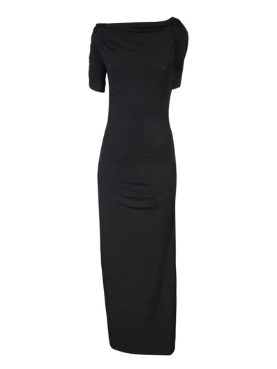 JACQUEMUS JACQUEMUS BLACK MIDI DRESS
