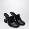 Jacquemus Black Mule With Geometric Heel