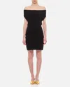 Jacquemus Black Les Sculptures 'la Robe Cubista' Minidress In Black