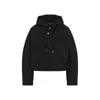 Jacquemus Chic Cropped Parka Coat With Unique Design And High-quality Organic Cotton Blend In Black