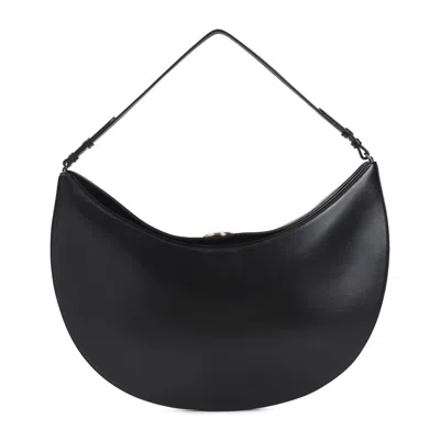 JACQUEMUS BLACK OVALO HOBO BAG