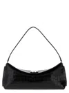 Jacquemus Le Calisson Crocodile-effect Leather Shoulder Bag In Black