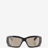 Jacquemus Rectangular-frame Sunglasses In Black